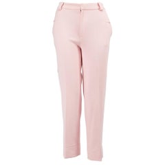 Roland Mouret Rosa trägerlose Hose mit hohem Rückenausschnitt Größe XL