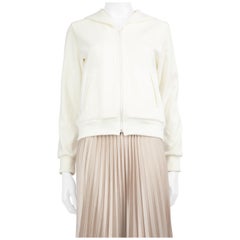 Comme Des Garcons Comme Des Garcons GIRL White Sailor Collar Zip Jacket Size M