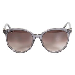 Cartier Grey Round Frame Sunglasses