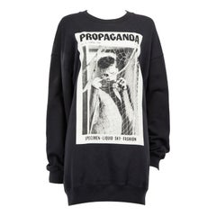 Acne Studios Black Fina Propaganda Sweatshirt Size XS