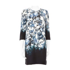 Erdem Floral Print Silk Knee Length Dress Size L