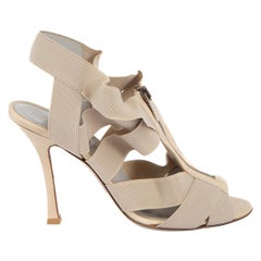 Zapatos de tacón Sergio Rossi Zip Up Slingback Bandage Talla UK 4.5