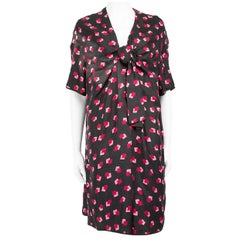 Marc Jacobs Abstract Print Silk Dress Size L