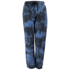 Alexander McQueen MCQ Blue Swallow Pattern Joggers Size M