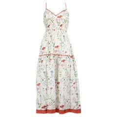 Three Graces London Floral Print Midi Dress Size M