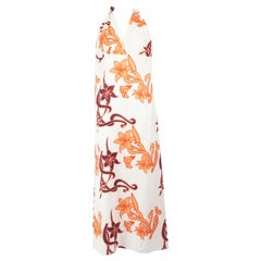 Juan de Dios Floral Pattern Halterneck Dress Size XL