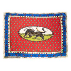 Gucci Blind For Love Tiger Mood Silk Scarf