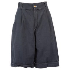 Saint Laurent Vintage Navy Knee Length Shorts Size M