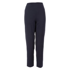 Emilia Wickstead Navy Slim Leg Trousers Size M