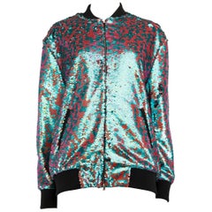 Dundas Sequinned Bomber Jacket Size M