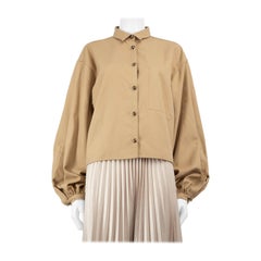 Totême Beige Novale Grain De Poudre Hemd Größe S