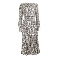 Reformation Floral Long Sleeved Midi Dress Size S