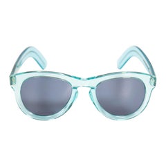 Cutler and Gross Blue Round Sunglasses