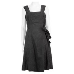 Chanel Black Shoulder Strap Tie Around Dress Size L
