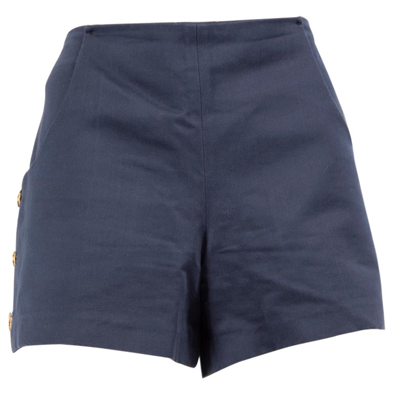 Louis Vuitton beige shorts with blue and red geometric shapes - size 34 main image 1