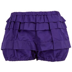 Miu Miu Purple Layered Shorts Size XS