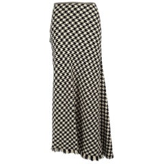 Yohji Yamamoto x 10 Corso Como Maxi gonna in lana pied-de-poule taglia XS