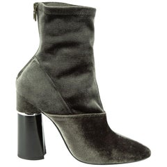 Bottines en velours olive métallisé 3.1 Phillip Lim, taille IT 39,5