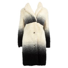 Maje Cappotto monopetto bicolore taglia L.