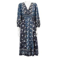 Ulla Johnson - Vestito midi con stampa floreale in stile marinaro - taglia S