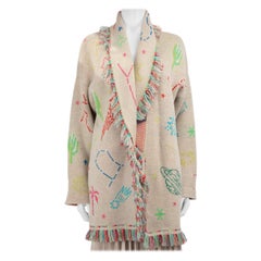 Alanui Kaschmir Planet Shooting Star Strickjacke Größe M