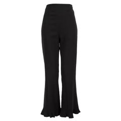 Altuzarra Pantaloni neri con polsino svasato taglia S