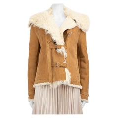 Dior Camel Lamb Fur Jacket Size L