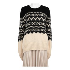 Khaite Mae Fair Isle Cashmere Knit Jumper Size XS