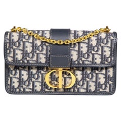 Dior 2017 Navy 30 Montaigne Chain Bag