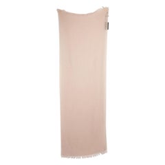 Fabiana Filippi Pink Wool Sequin Embellished Scarf