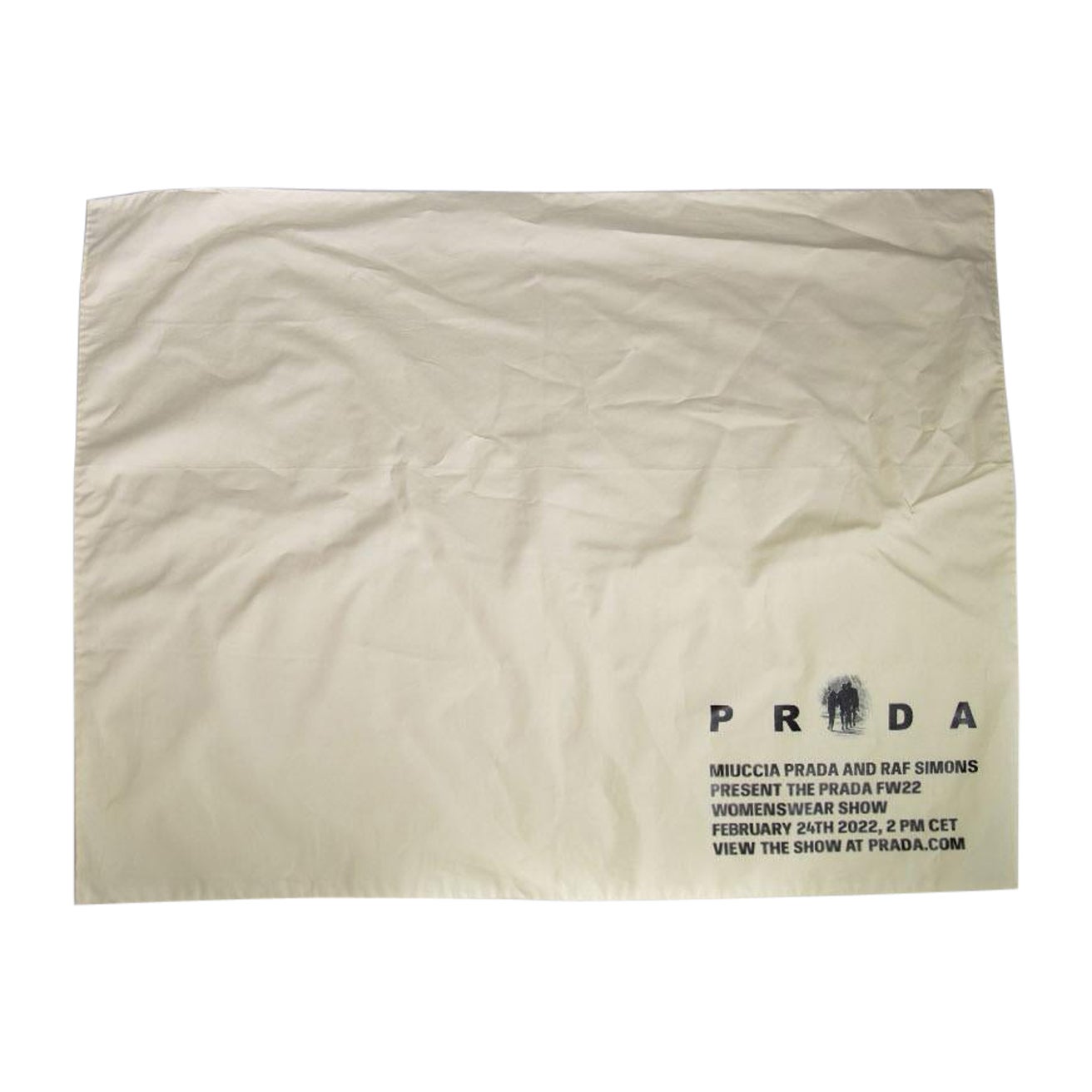 Prada Yellow FW22 Square Scarf For Sale
