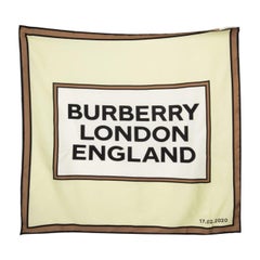 Burberry Silk Logo Scarf
