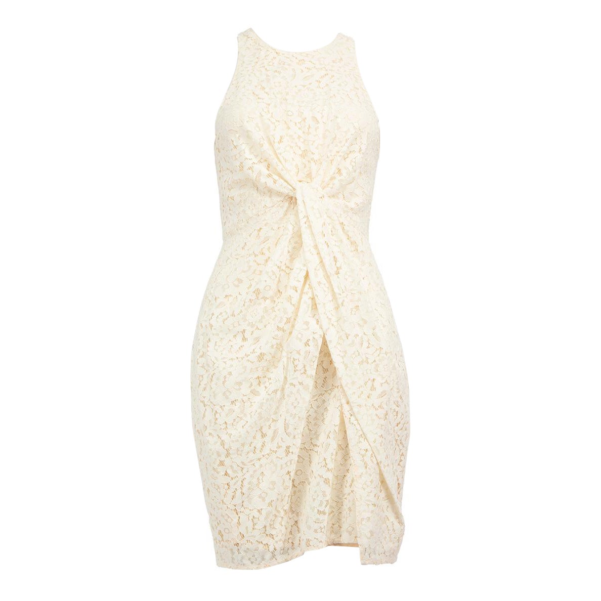 Zimmermann Ecru Floral Lace Pattern Dress Size M For Sale