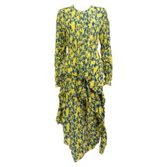 Preen By Thornton Bregazzi Floral Ruffle Dress Size XS