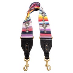 Borsa Dior con tracolla a strisce borchiate