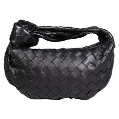 Bottega Veneta Intrecciato Jodie aus schwarzem Leder Intrecciato