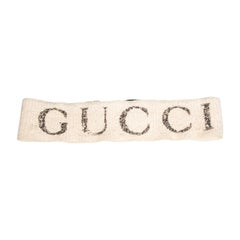 Gucci Ecru Logo Headband
