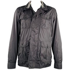 Moncler Taglia XXXL Giacca in poliammide bianca e nera
