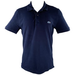 Polo en coton bleu marine LACOSTE, taille M