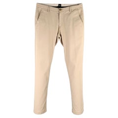 HUGO BOSS Size 30 Beige Cotton Blend Chino Casual Pants
