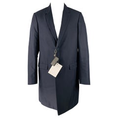 Calvin Klein Collection Taglia 40 Cappotto in misto cotone color blu navy