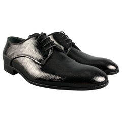 GIORGIO ARMANI Talla 6 Zapatos de cordones de piel maciza negra