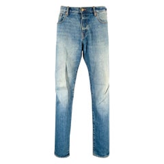 Paul Smith taglia 36 - Jeans 5 tasche in cotone blu e consumato