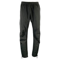 BOTTEGA VENETA Size 34 Black Cotton Blend Elastic Waistband Casual Pants