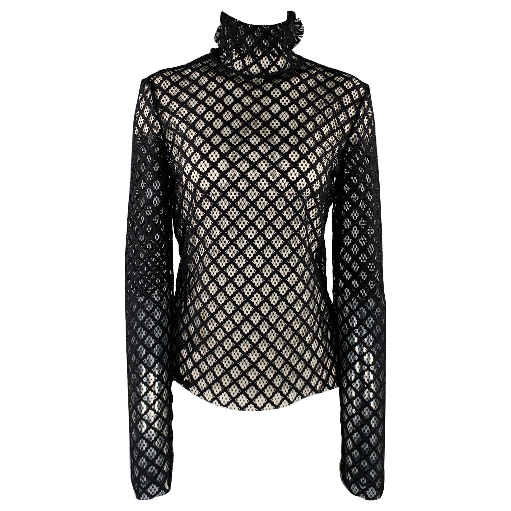 PHILOSOPHY di Lorenzo Serafini Taille 4 Pull en maille de polyester noir
