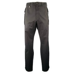 LOUIS VUITTON Size 32 Black Cargo Pockets Casual Pants