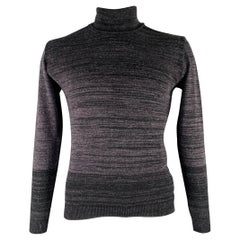 Stephan Schneider Taglia XL Pullover a righe grigio carbone in misto acrilico
