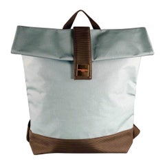 ISSEY MIYAKE Teal Black Cotton Blend Backpack