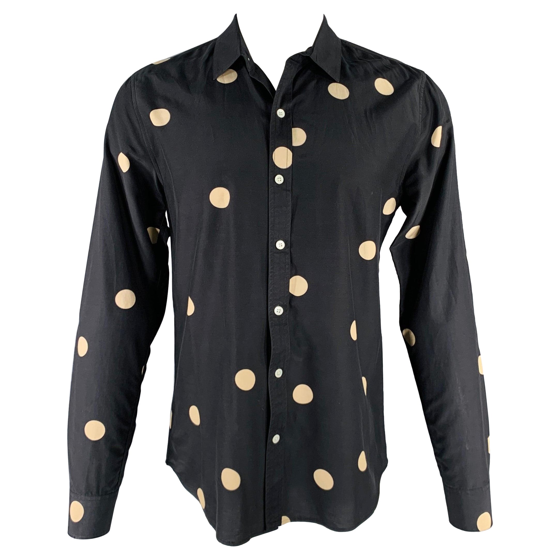 Polka Dot Button Up Long Sleeve Shacket