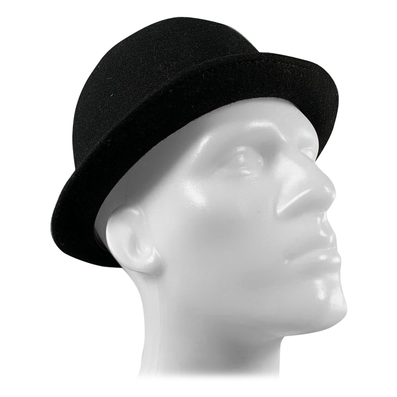 PAUL SMITH Talla 7.5 Sombreros de fieltro de lana gris negro
